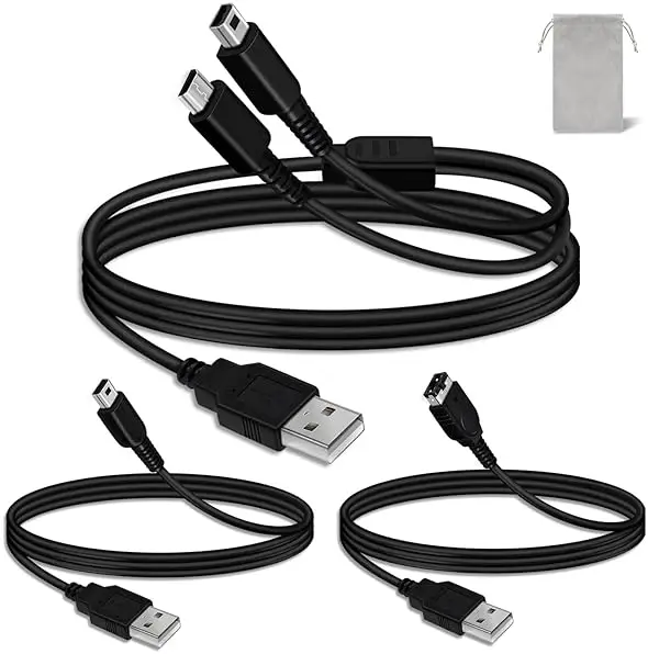 Cable carga Nintendo DS USB 4 pies 3DS Wii U - Guatemala